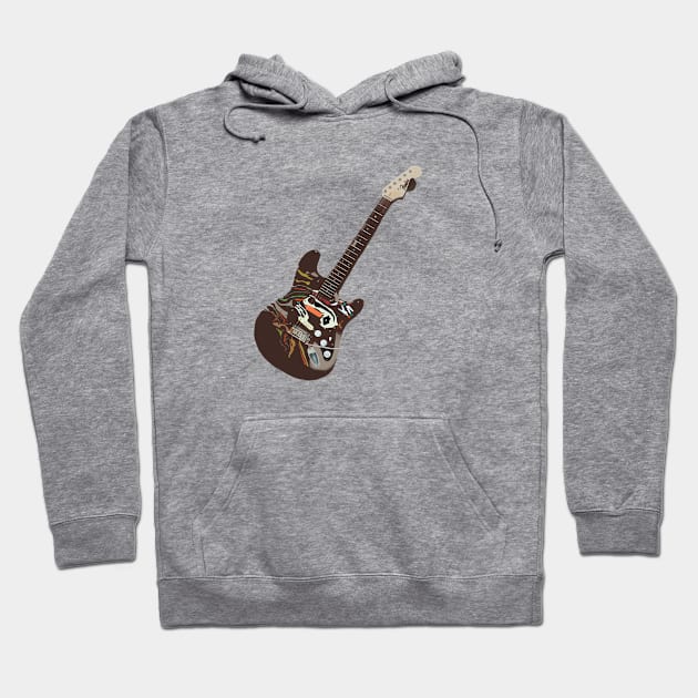 Creative guitar Hoodie by jamesxrogers